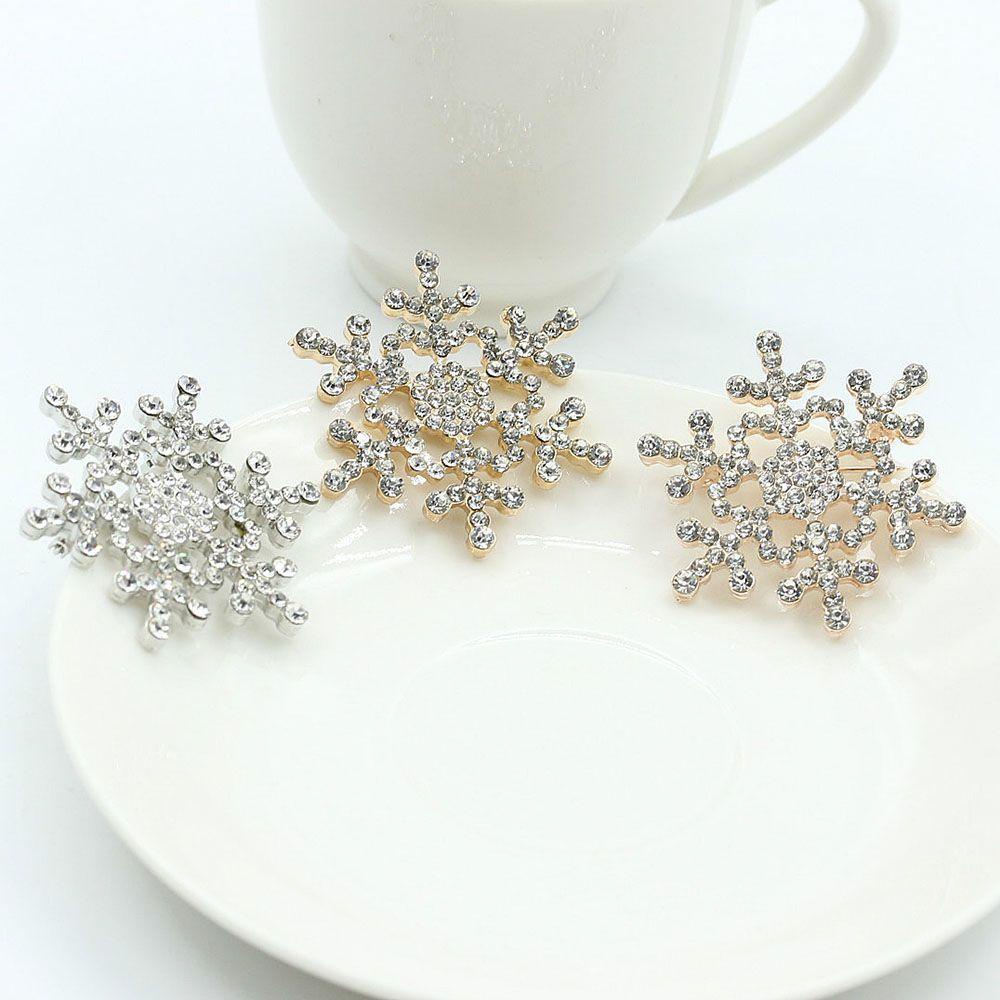 Needway  Bros Fashion Menawan Pesta Pernikahan Natal Rhinestones Snowflake