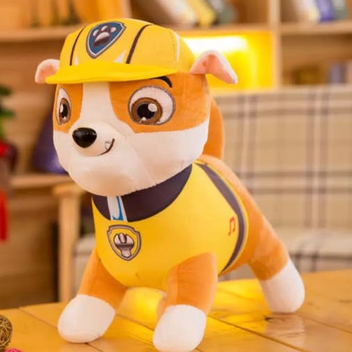 Boneka Dogie Patroli Bahan Plush Tinggi 30cm