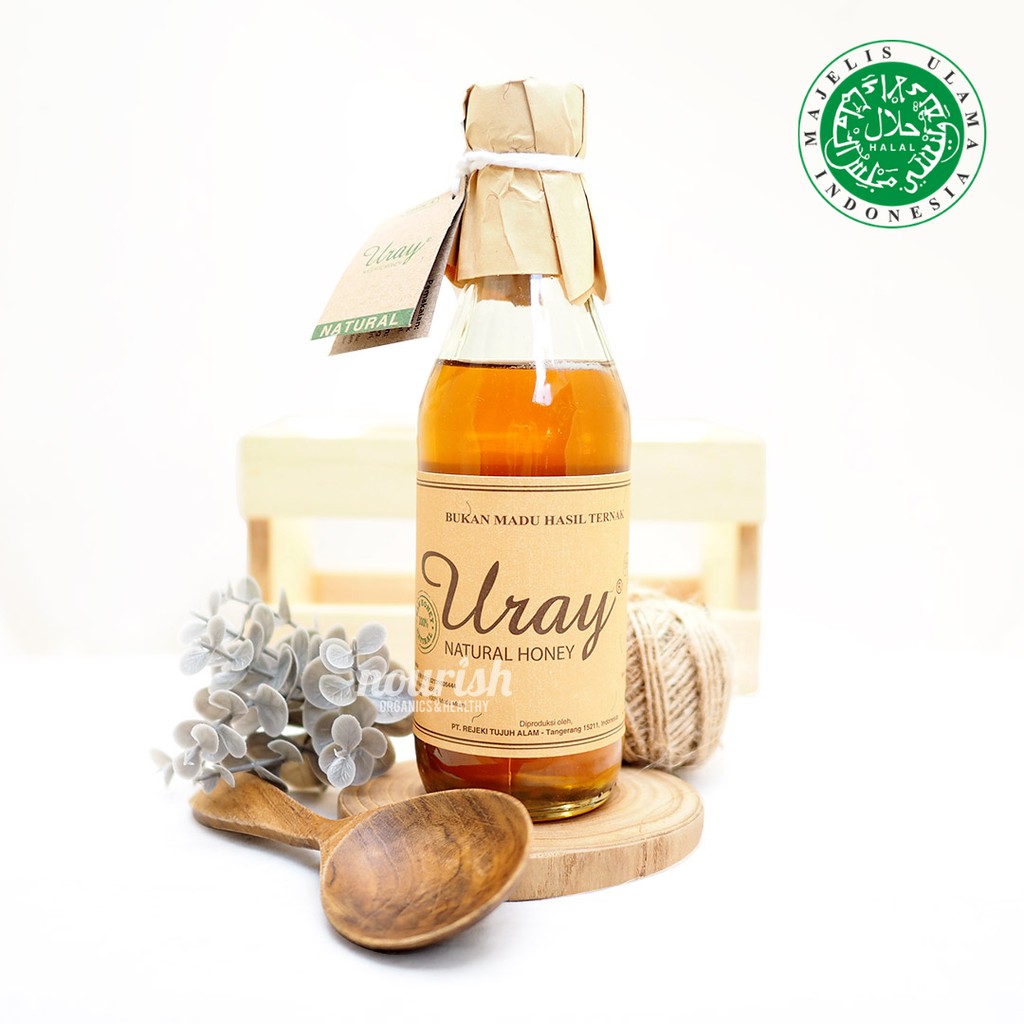 Madu Uray  330ml  (Madu Lebah Hutan / 100% Raw Natural Honey)