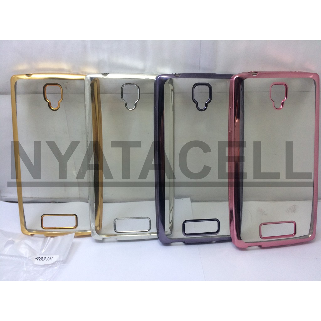 Case List Chrome Oppo Neo K 3 R831k Softcase/TPU/Ultrathin/Soft/Crom