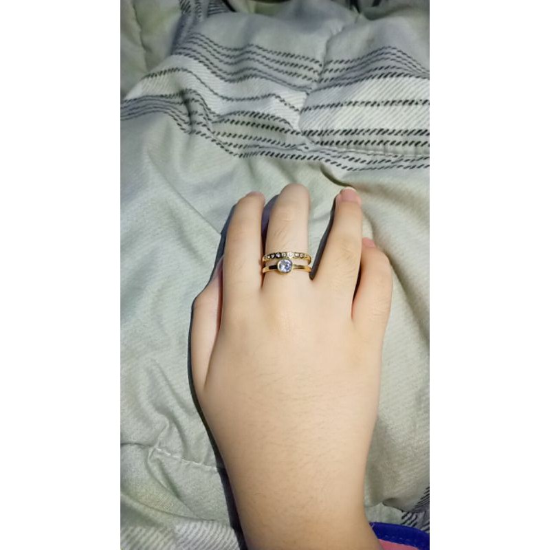 cincin wanita cincin titanium aksesoris wanita