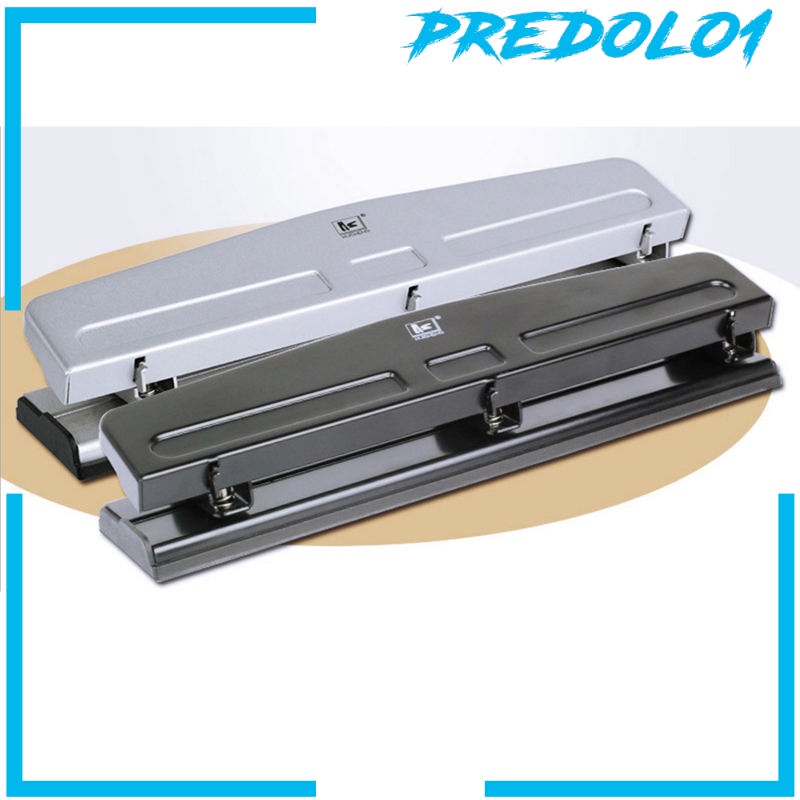 [PREDOLO1] Office Depot 3-Hole Paper Punch, 12 Sheet Capacity, Silver 3 Hole