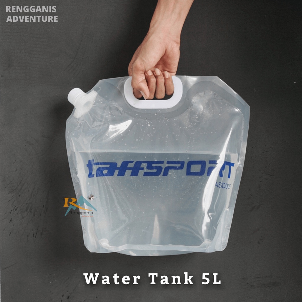 KANTUNG AIR JERIGEN LIPAT 5 DAN 10 LITER • KANTONG AIR MINUM TAFFSPORT Camping OUTDOOR HIKING PIKNIK PENDAKI GUNUNG