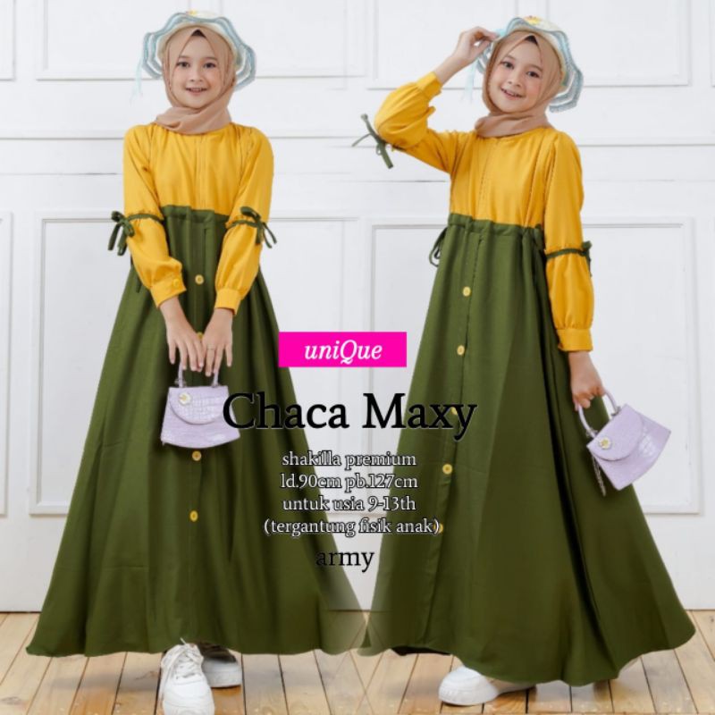 GAMIS ANAK CHACA MAXY ORI BY UNIQUE