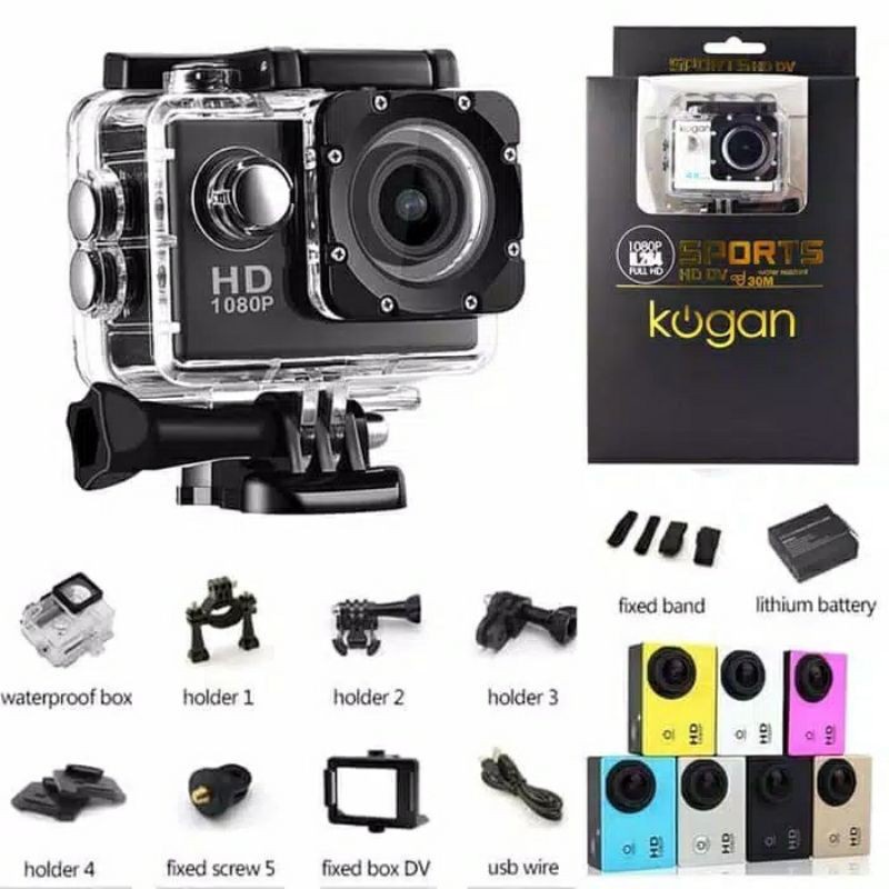 Action Camera Kogan - Sport Cam Full HD 1080P 4K Ultra HD - Waterproof