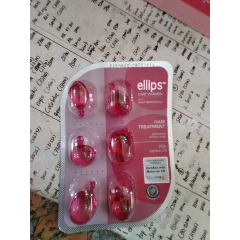 elips vitamin rambut,per blister (isi6).