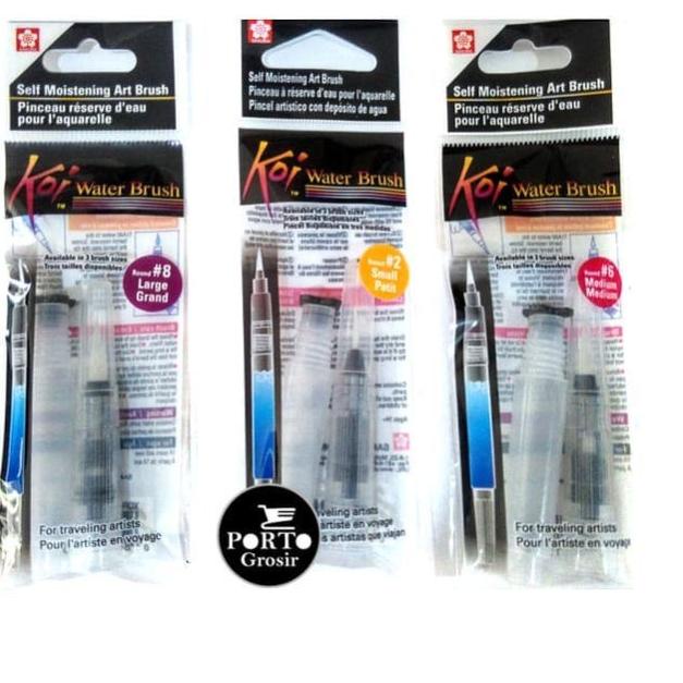 

➻ Sakura Koi Water Brush Small 4ml Tank Kuas Lukis No.2 Watercolor ✩