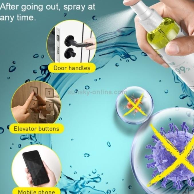 Baseus Disinfectant For Vehicle Chlorine Dioxide Semprotan Disinfektan platinumcp90 Murah