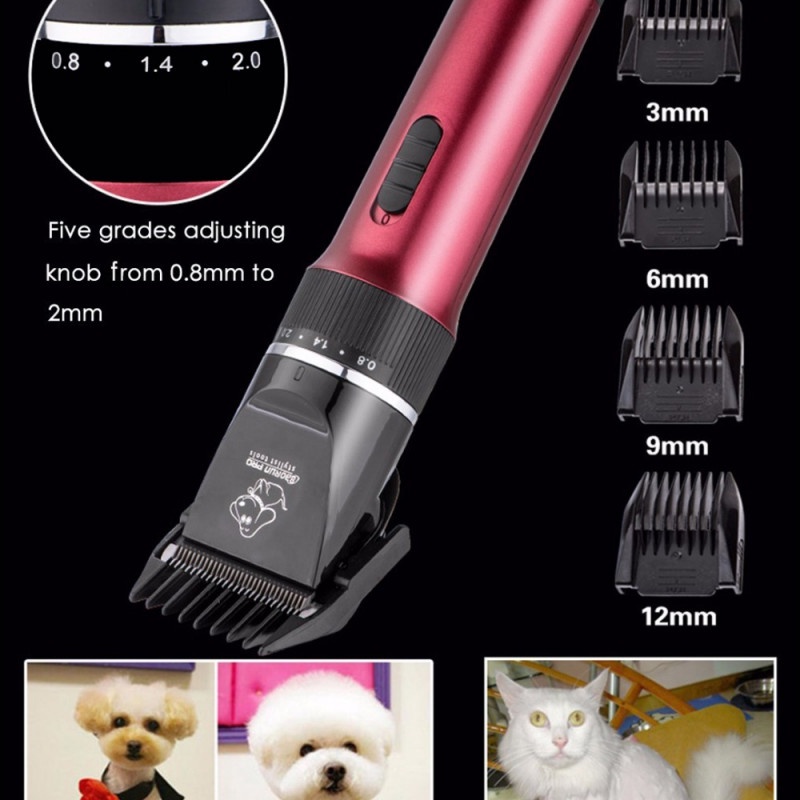 Alat Cukur Elektrik Bulu Anjing Kucing Pet Dog Clipper Rechargeable P6