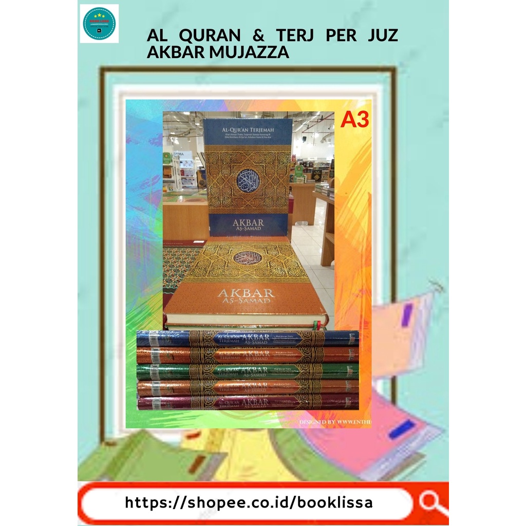 AL QURAN TERJEMAH AKBAR A3 HC