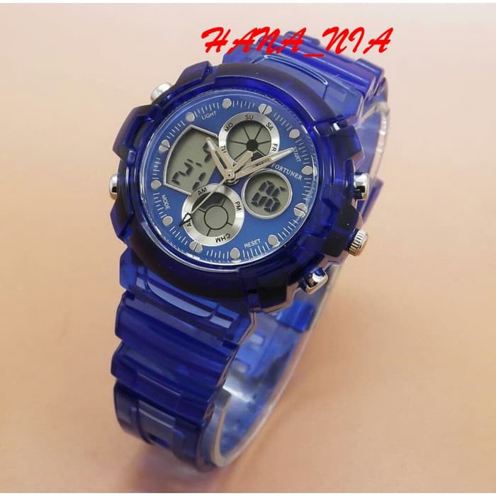 Jam Tangan Wanita Dual Time - Fortuner Original - Waterresist - Sporty