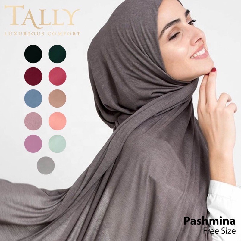 DENLA PASHMINA HIJAB  I BAHAN CERUTY (TIDAK PANAS) | JILBAB BASIC