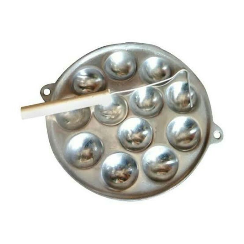 Cetakan telur puyuh/cetakan takoyaki/wajan takoyaki 12 lubang