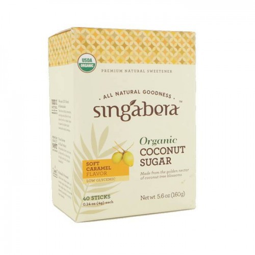 Singabera Organic Coconut Sugar | Gula Kelapa Organik 40 Sachet