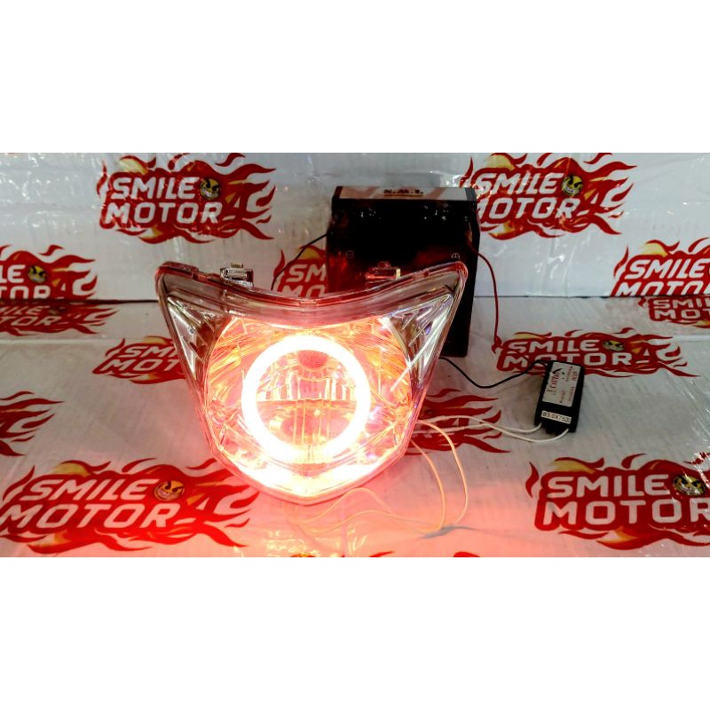 REFLEKTOR ANGEL EYES LAMPU DEPAN VARIASI YAMAHA JUPITER MX OLD (2005 - 2010)