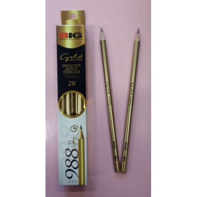 

Pensil BIG 988 Gold 2B (12 PCS)