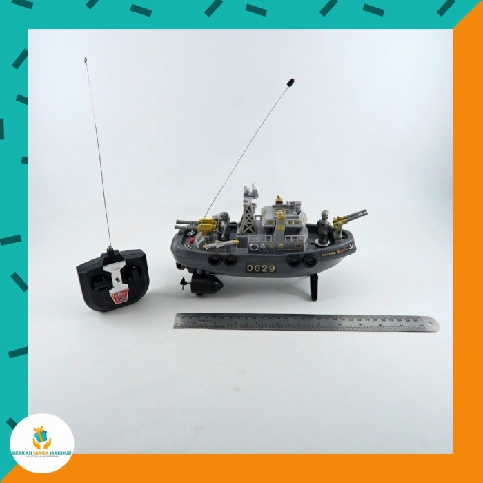 Remote Control Marine Patrol Boat / Remote Kontrol Kapal Patroli