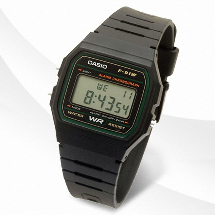 Promo  Jual jam tangan casio  Jam Tangan Digital Unisex Casio Original F-91W-3 Classic Model