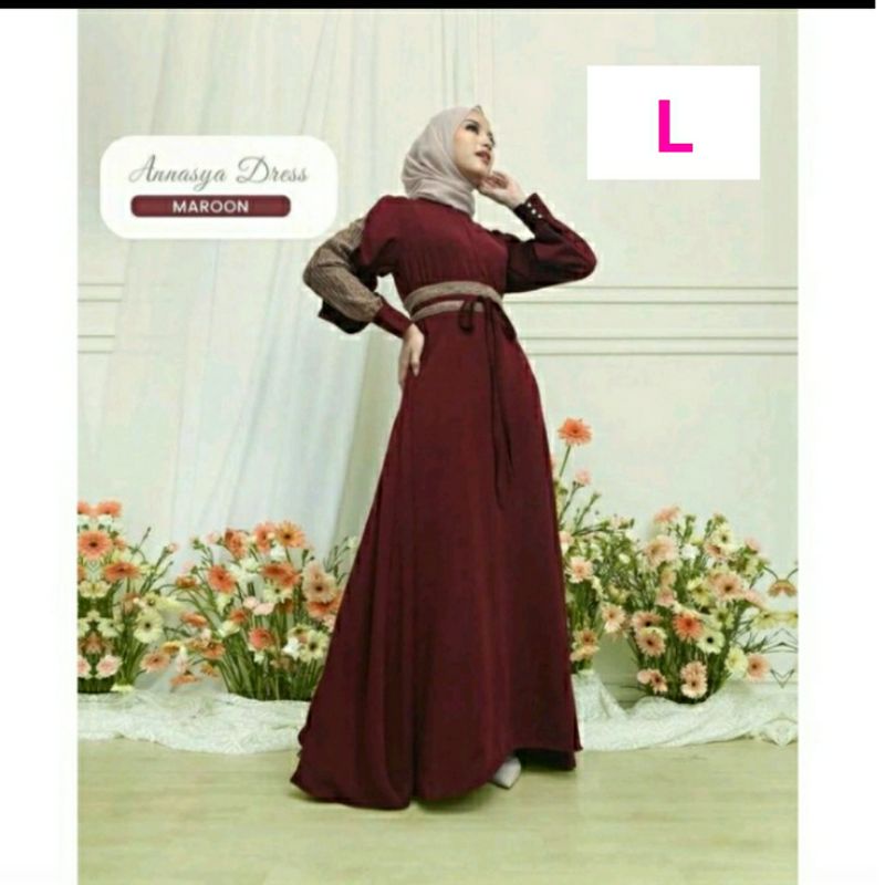 READY STOCK || Annasya Dress by Gamaleea size L