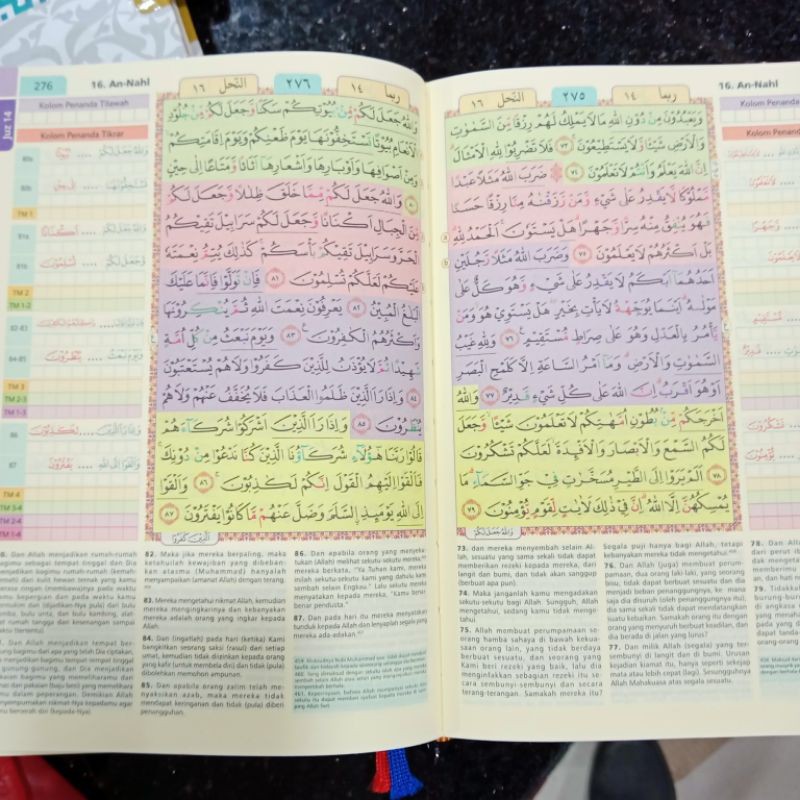 al quran tikrar A5, al quran hafalan tajwid dan terjemah (15×21cm)