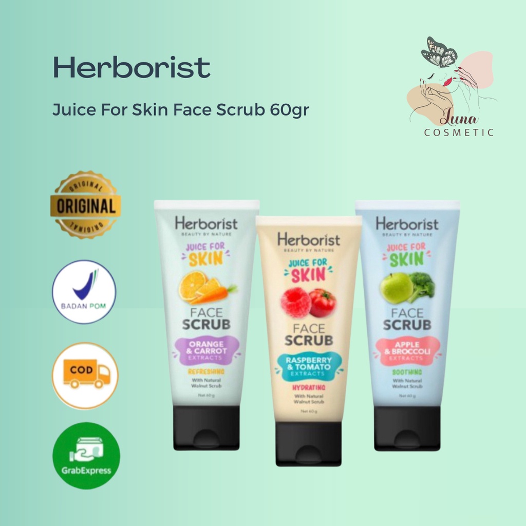 Herborist Juice For Skin Face Scrub - 60gr