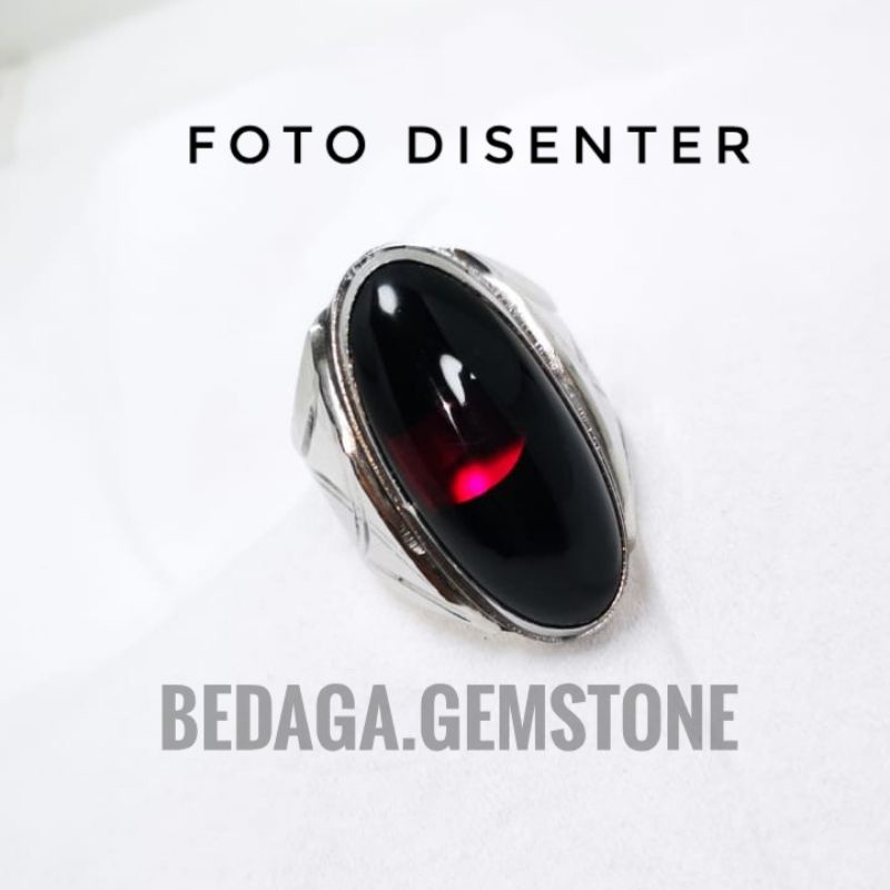 CINCIN BATU AKIK PERMATA KECUBUNG WULUNG SIAP PAKAI ASLI TERMURAH