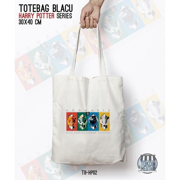 TOTE BAG BLACU 30X40 - HARRY POTTER SERIES.01