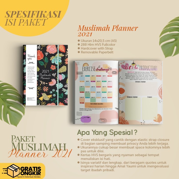 

Buku Agenda Muslimah Planner 2021 3In1 Ziyad 079