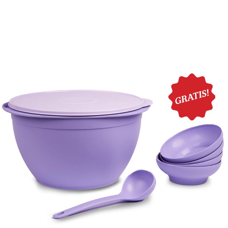 LEGACY BOWL 10L PURPLE WITH LADLE