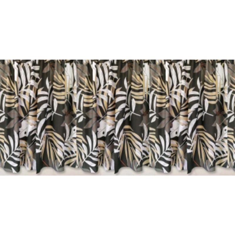 gorden kolong dapur motif belaggio hitam