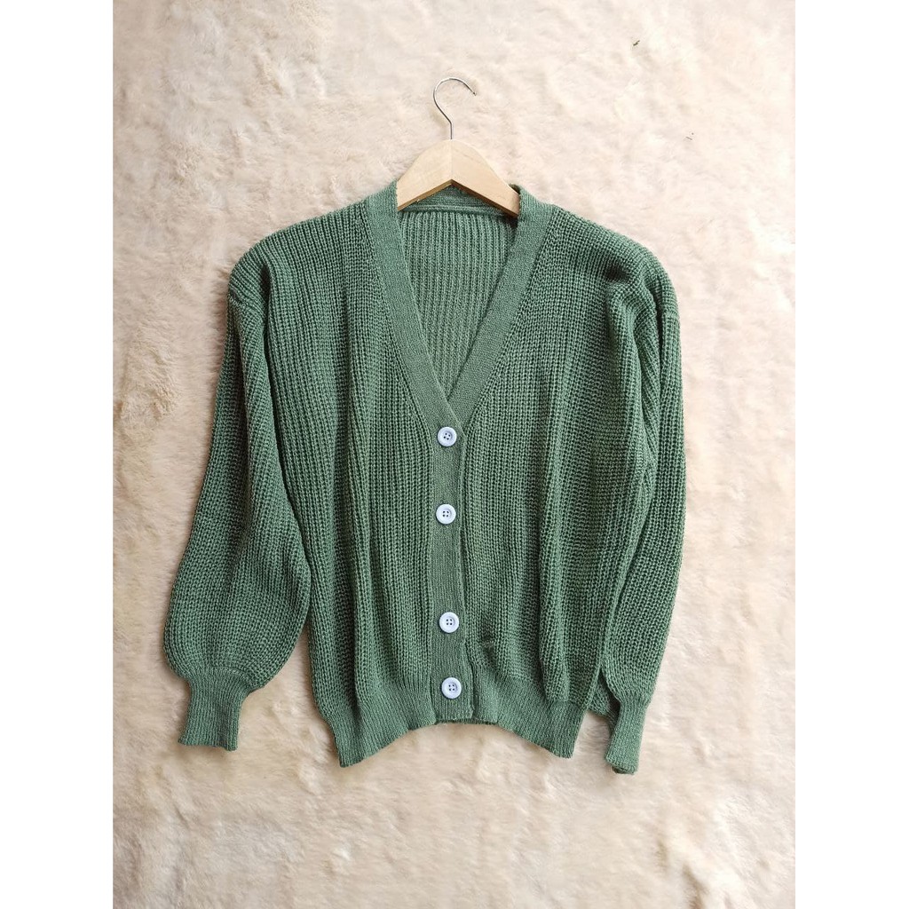 Venya Cardigan Rajut Wanita Oversize Rajut Tebal