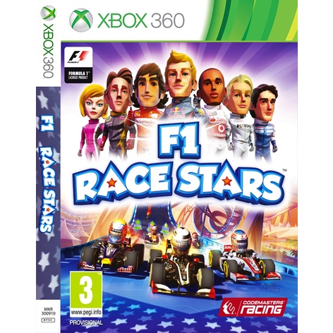 Game F1 Race Stars XBOX 360 for Jtag/RGH (Game Data DVD Kaset)
