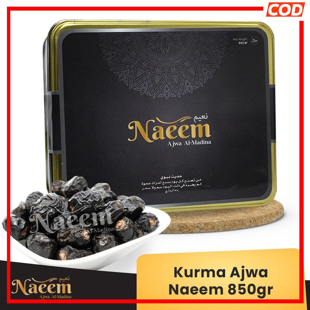 Premium Kurma Ajwa Naeem 850 Gram Kurma Azwa Kurma Ajwah Kurma Nabi Al Madinah Indonesia