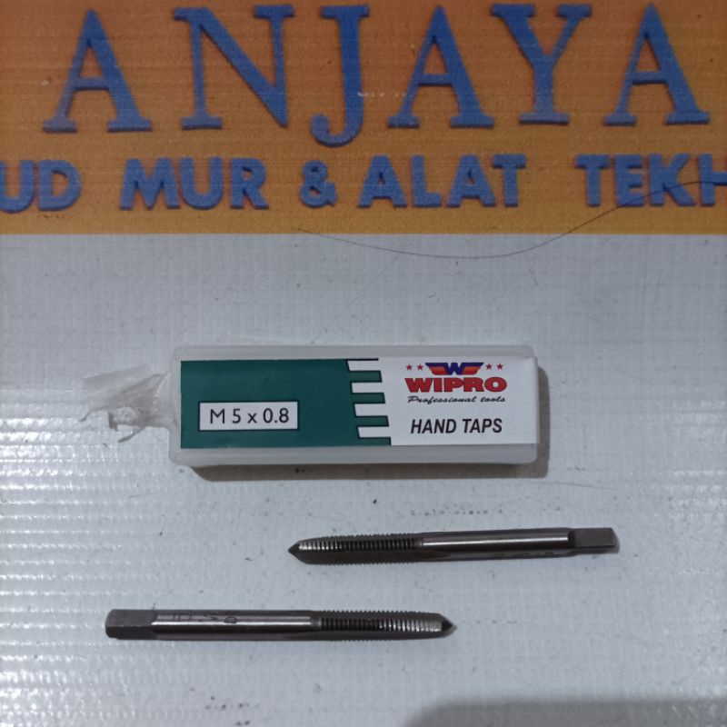 Wipro Hand Tap M5 x 0.8mm /SATU KOTAK ISI 3 Pcs