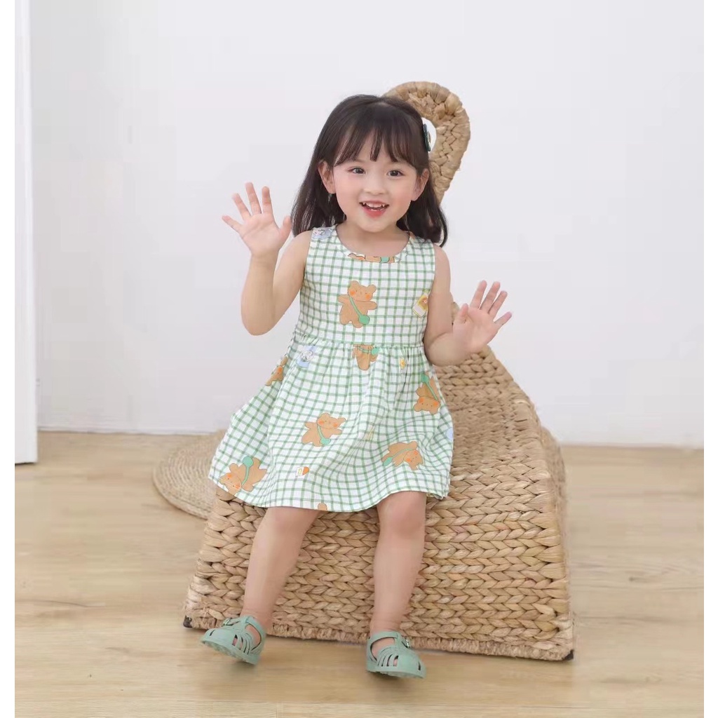 【Happy Baby】0-6Tahun QZ-60 Aress Terusan Santai Anak Perempuan/100% KATUN PREMIUM QUALITY