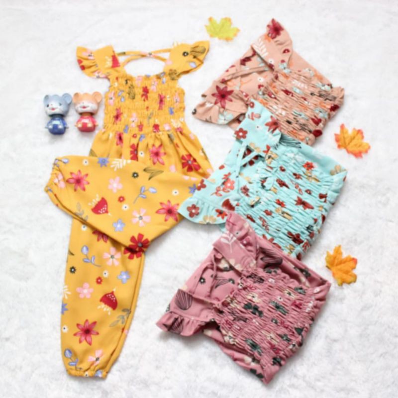 winsstore85 JUMPSUIT ANAK PEREMPUAN usia 2-4 thn