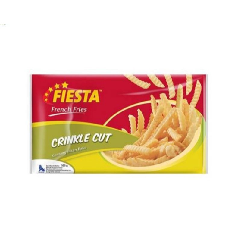 

Fiesta Crinkle Cut // Fiesta French Fries // Kentang - 500gr