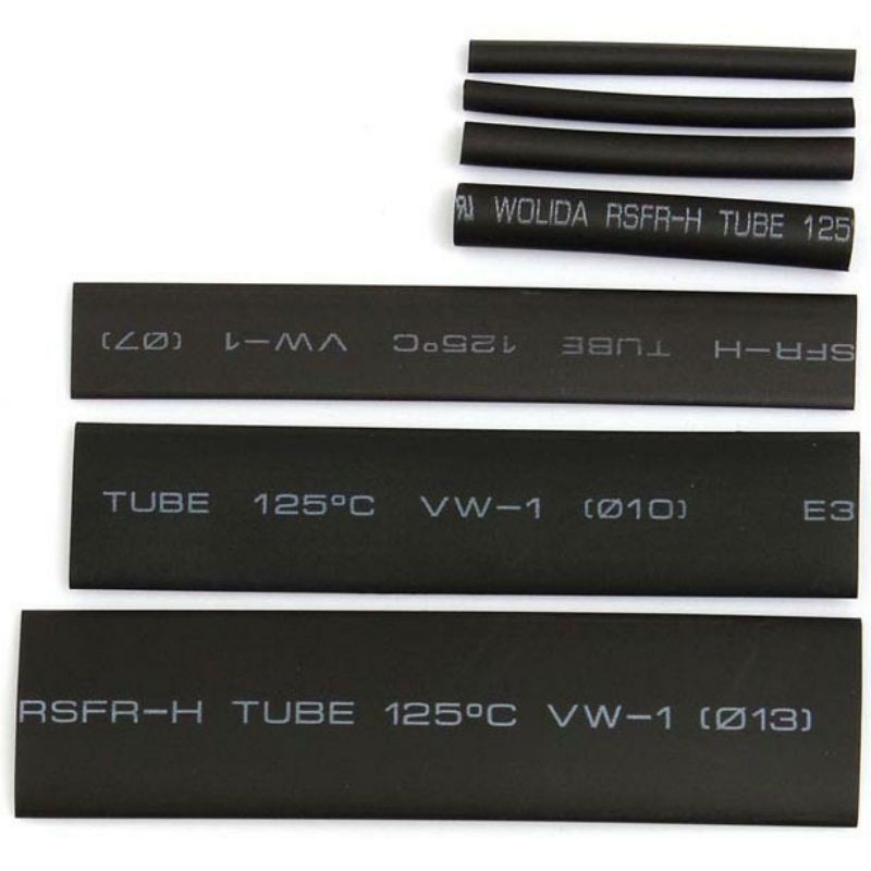 Isolasi Bakar Selongsong Pelapis Sambungan Kabel Insulasi Heat Shrink Tube  - 127 PCS