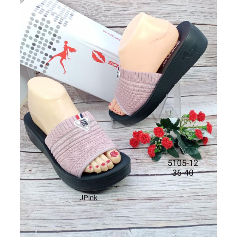 SANDAL WEDGES IMPORT WANITA SOFIYA 5105-12-6