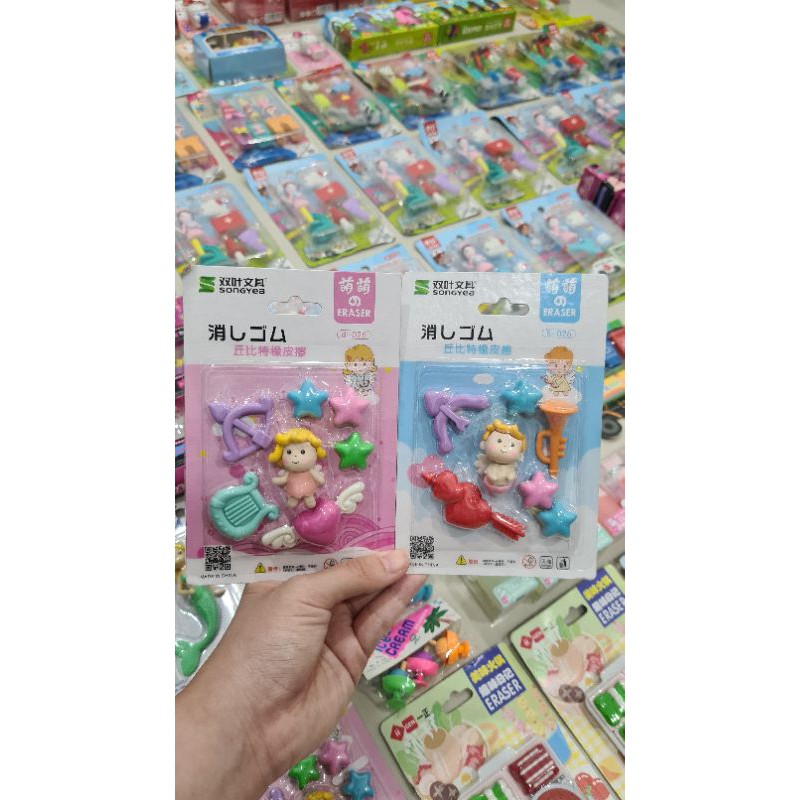

3D Love Cupid Angel Puzzle Eraser / Penghapus 3D Puzzle Malaikat Cinta
