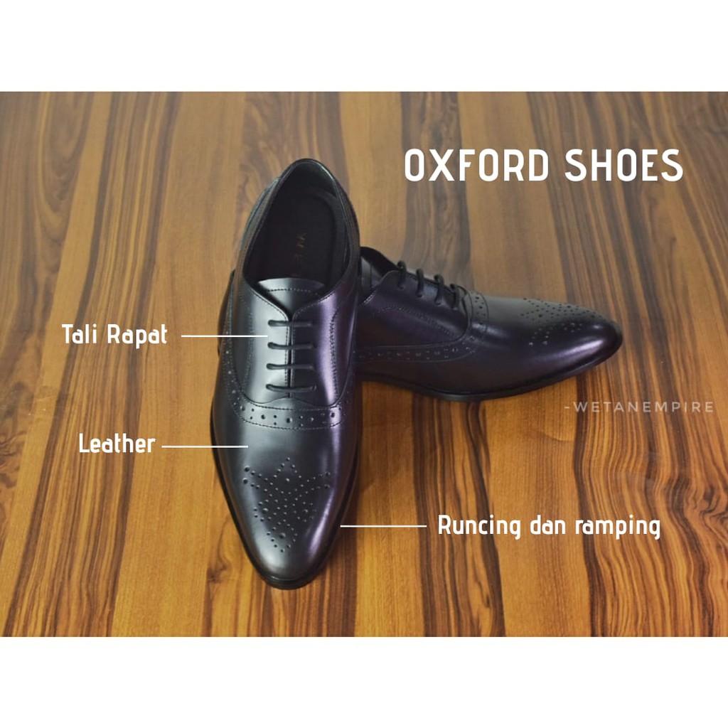 SEPATU Pesta Pantofel kerja Oxford Pria Bahan Kulit bisa untuk Kerja kantor handmade bandung