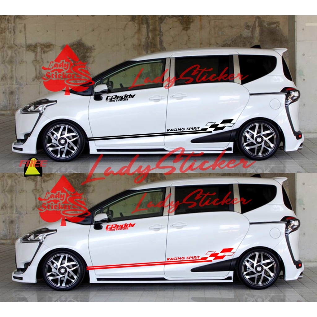 STICKER SIENTA CUTTING STICKER STIKER MOBIL SIENTA FREED RACING SPORT