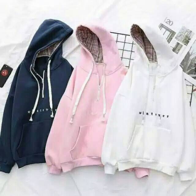 JAYA.Co Sweater Hoodie WHATEVER 4 Warna