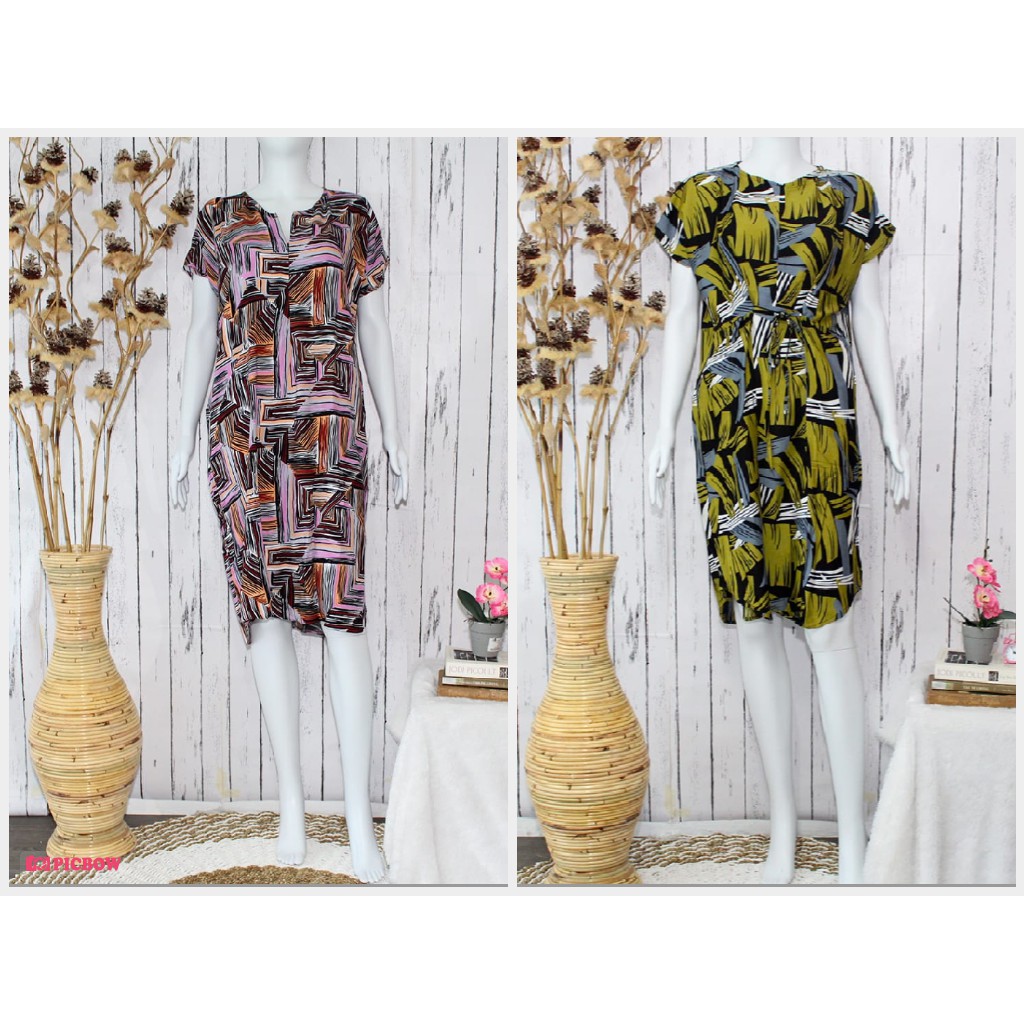 Daster Wanita Motif Kotak