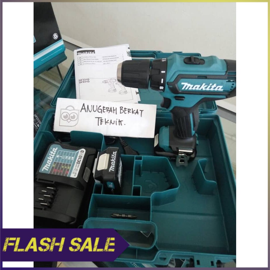 Makita DF 331 DF331 Paket Bor Baterai Makita