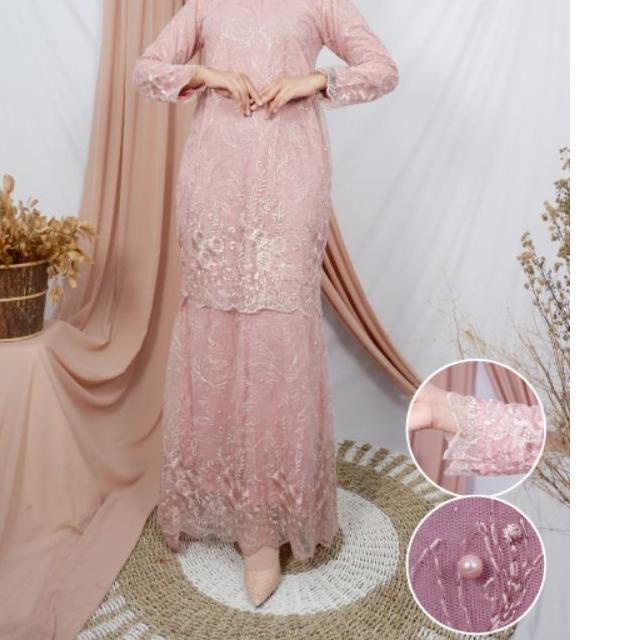 ℗ (BISA ) GAMIS TILLE DUYUNG/KEBAYA DRESS/GAMIS TILLE MODERN/GAMIS TILLE WISUDA/DRESS KEBAYA MODERN