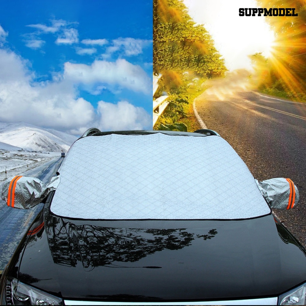 Cover Kaca Depan Mobil Magnetik Tebal Anti UV / Salju Untuk Musim Dingin