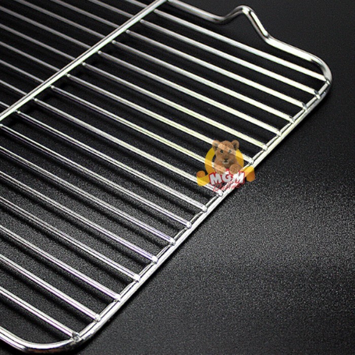 30x20 Stainless Wire Mesh Peniris gorengan / BBQ grill / tatakan kue