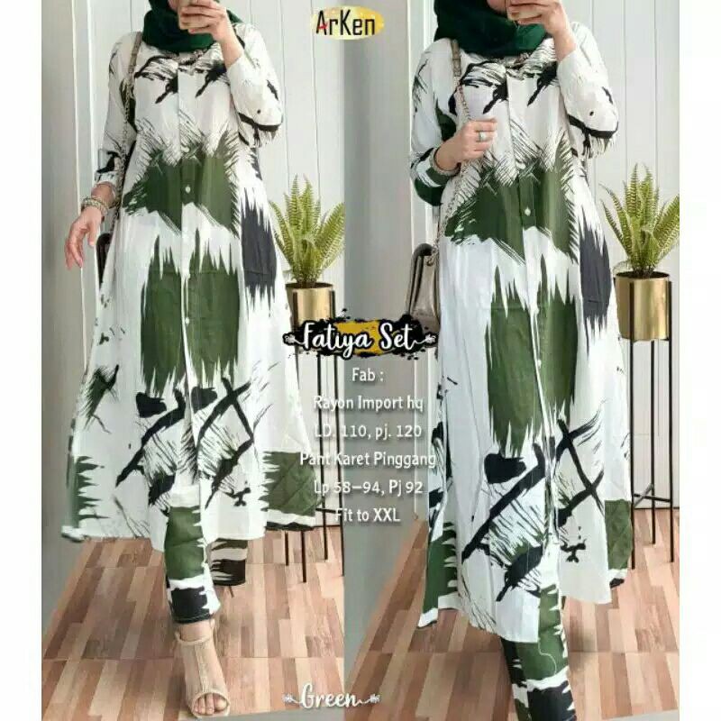 Fatiya Set Long Tunik By Arken