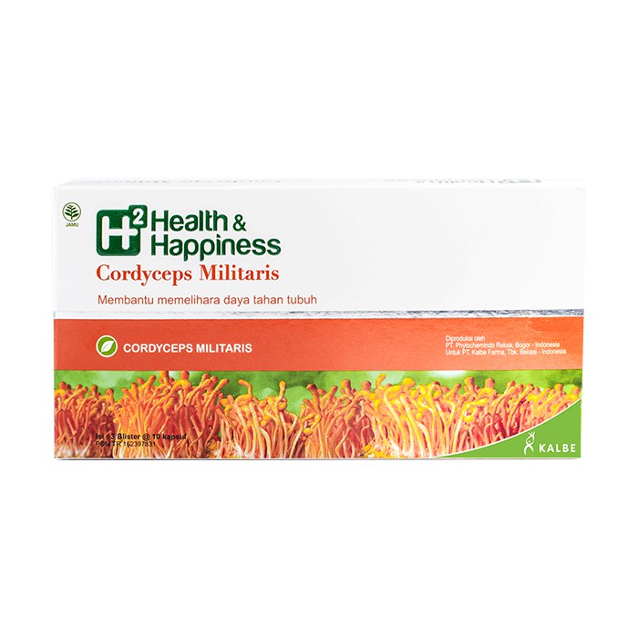 

H2 Health & Happines Cordyceps Militaris Untuk Vitalitas & Stamina